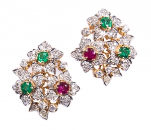 Emerald Set 2 Earrings (Exclusive to Precious) 